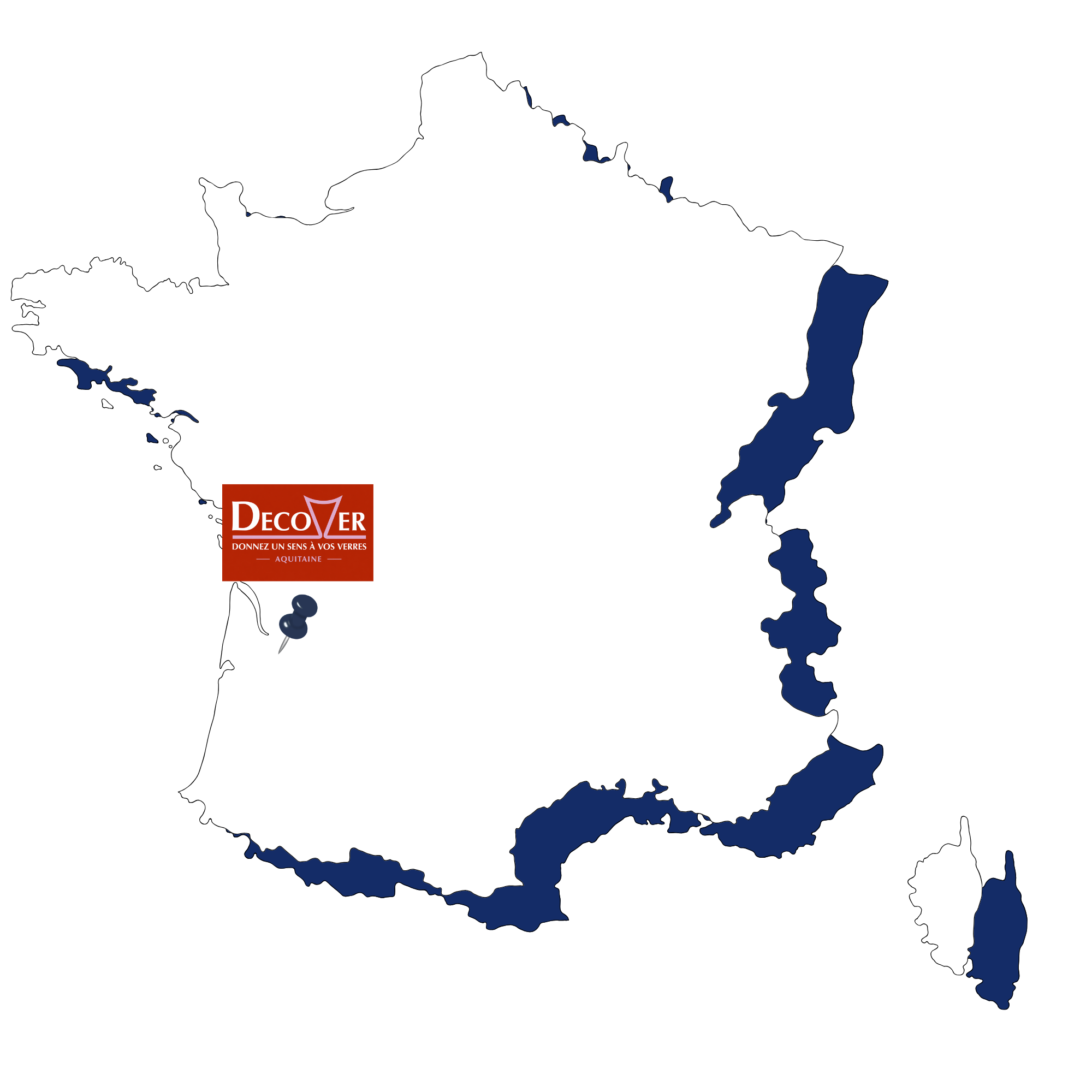 Carte Decover Val de Loire